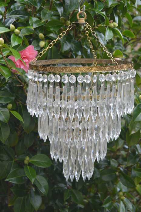 Edwardian 4 Tier Icicle Chandelier