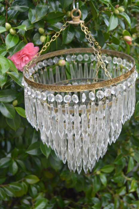 Edwardian 4 Tier Icicle Chandelier