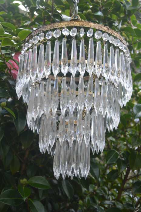 Edwardian 4 Tier Icicle Chandelier