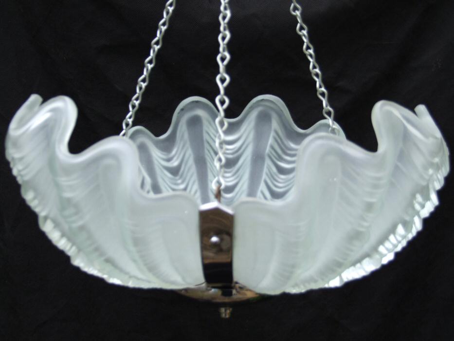 Deco Opaque Shell Ceiling Light