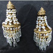 Pair of 1930 Icicle drop Wall Lights