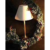 Edwardian brass table lamp