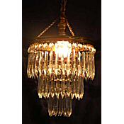 antique icicle chandelier