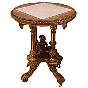 Victorian gilt occassional table