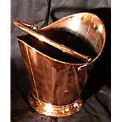 Victorian copper coal bin