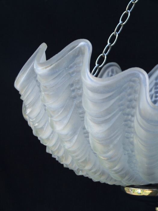 Deco Opaque Shell Ceiling Light