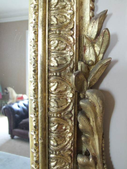 Large Victorian Gilt Overmantle Mirror