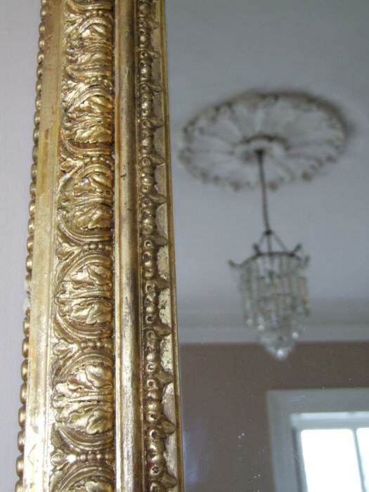 Large Victorian Gilt Overmantle Mirror