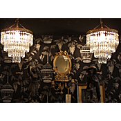 pair of antique chandeliers