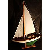 antiqu model of a pond yatch