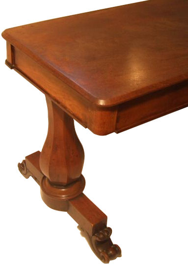Victorian mahogany library table
