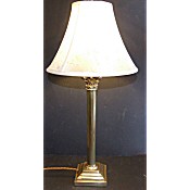 antique brass table lamp