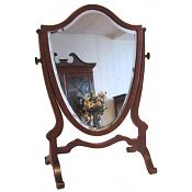 Edwardian mahogany dressing table mirror