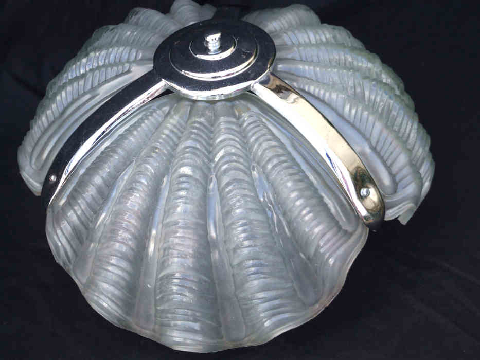 Art Deco Shell Ceiling Light