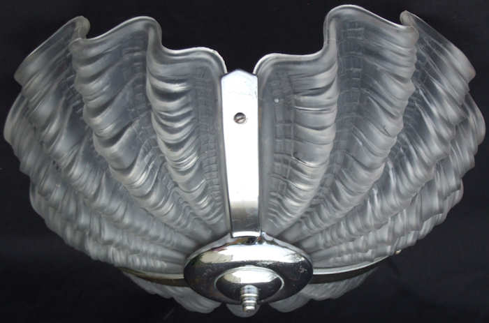 Art Deco Shell Ceiling Light