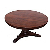W1Vth Rosewood tilt top dining table