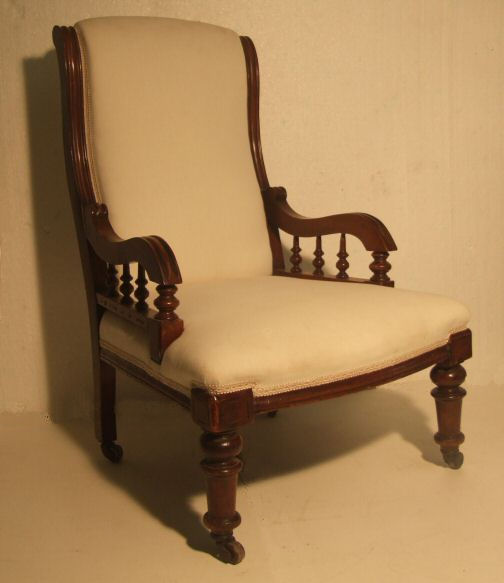 Victorian mahogany chair