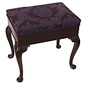 ebonised piano stool