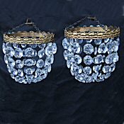 Pair of Small Mid 20th Century Purse Chandeliers