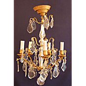 antique French Louis XV style chandelier