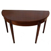 Georgian mahogany demi lune