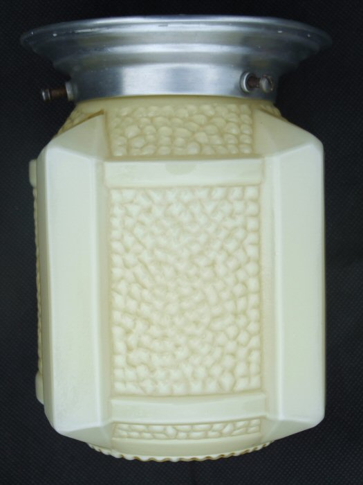 1930 Art Deco Cream Ceiling Light