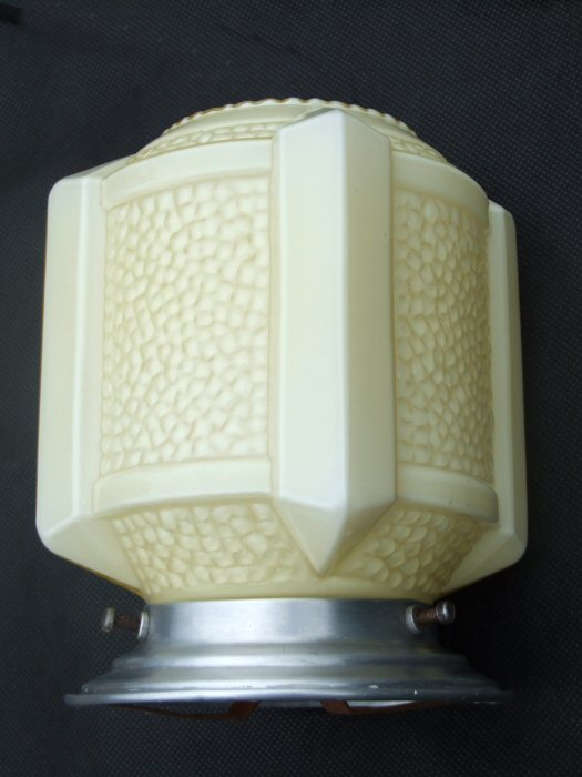 1930 Art Deco Cream Ceiling Light