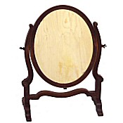 small Edwardian mahogany dressing table mirror