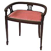 Edwardian inlaid piano stool