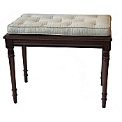 Edwardian mahogany piano stool