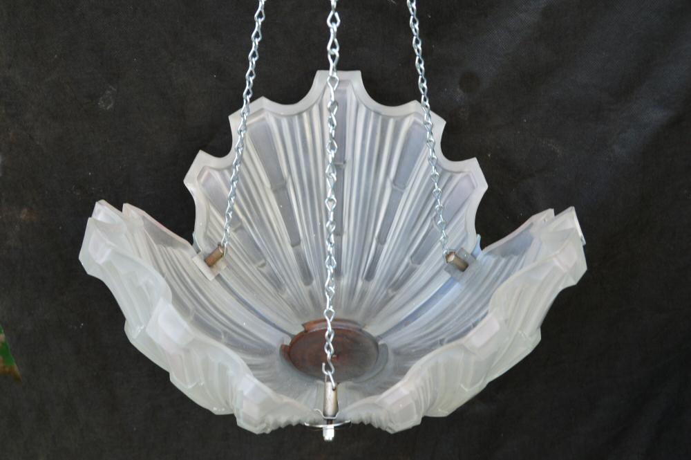 Art Deco Opaque Ceiling Light