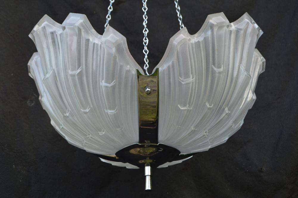 Art Deco Opaque Ceiling Light