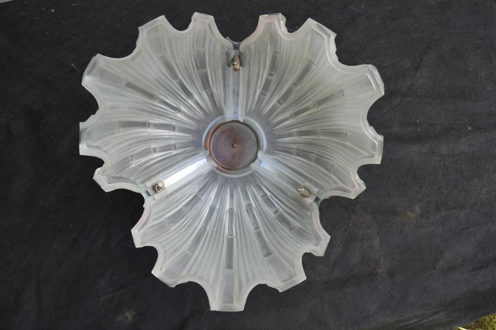 Art Deco Opaque Ceiling Light