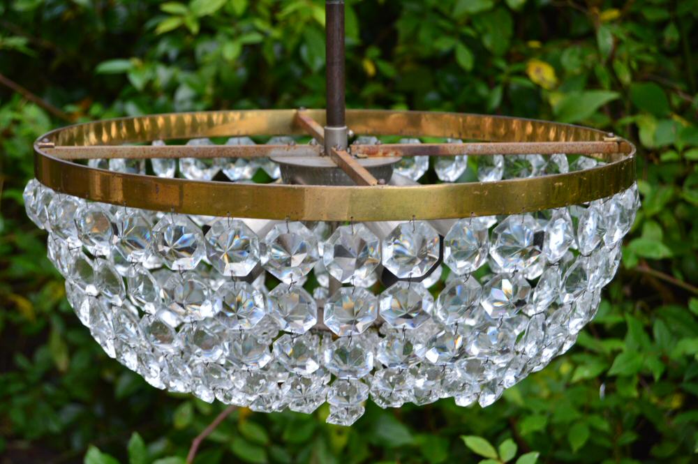 a 1930 A Large Platformier Chandelier