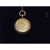Victorian silver pocket watch