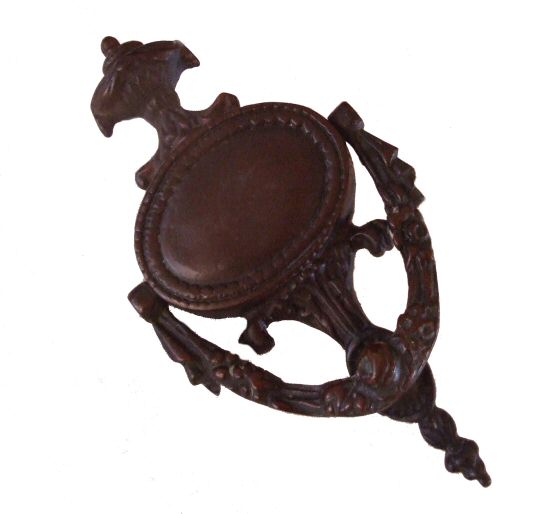 Edwardian brass door knocker