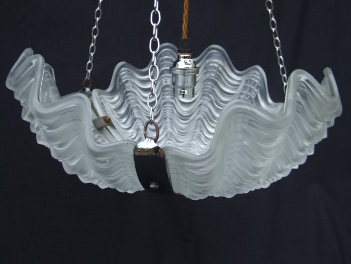 Deco Opaque Shell Ceiling Light