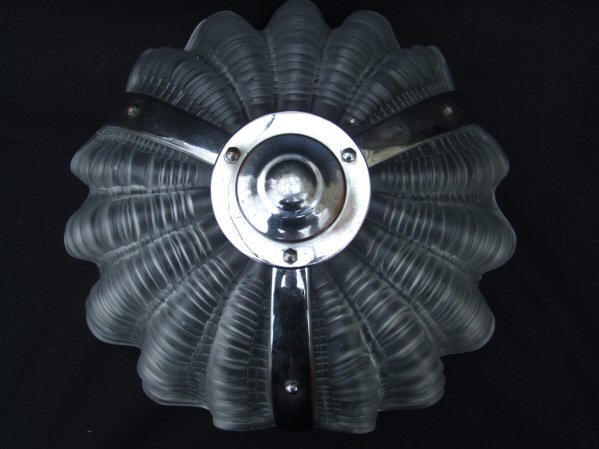 Deco Opaque Shell Ceiling Light