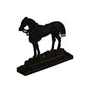 Edwardian door stop in the form of a horse