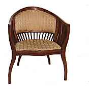 Edwardian inlaid chair