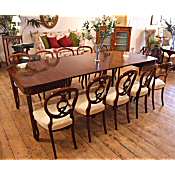 Edwardian dining table to seat 10/12