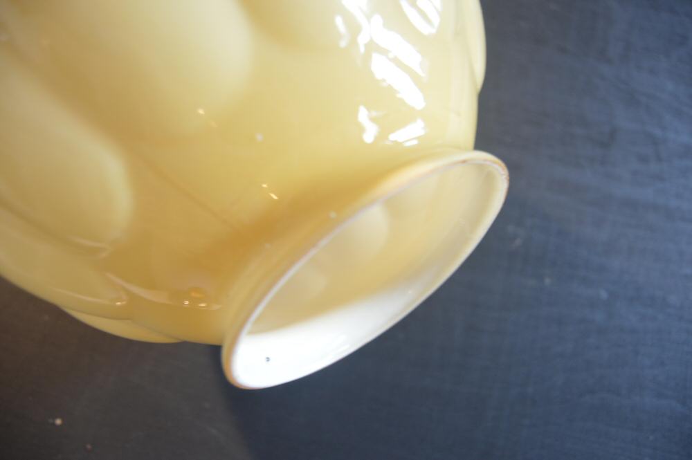 Pretty Soft Custard Art Deco Globe Ceiling Light