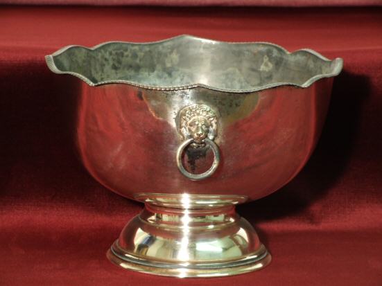 Edwardian silver plated fruit/punch bowl