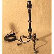 chrome pulmans table lamp