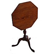 Regency tilt top mahogany occasional table