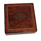 burr walnut box