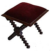 Early Victorian stool