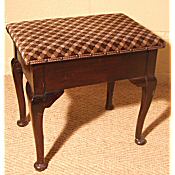 antique piano stool