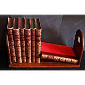 Victorian mahogany extending bookrest