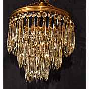 antique icicle drop chandelier
